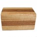 Decorative Small Wood Trinket Box With A Striped Pattern   222269019962